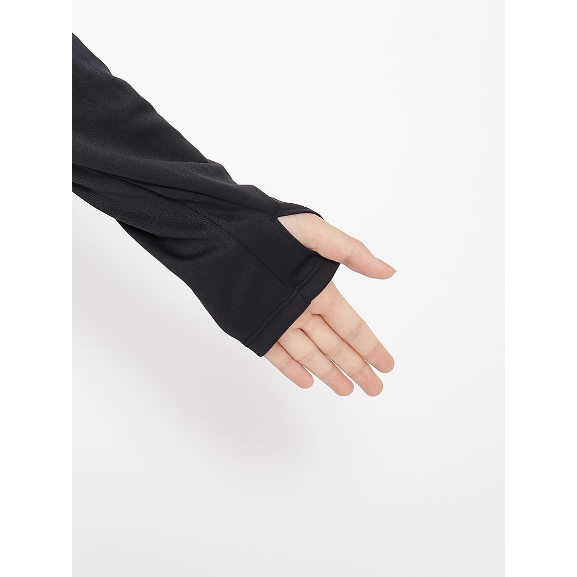 for RUN テックカノコ ハーフジップ長袖Tシャツ LADIES