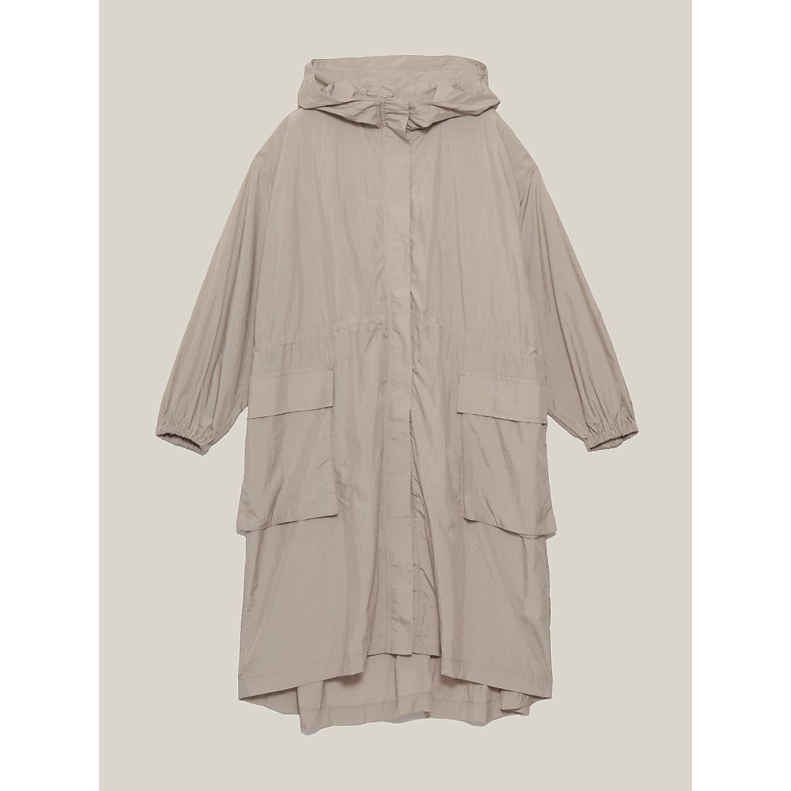 ストーンナイロン ロングコート