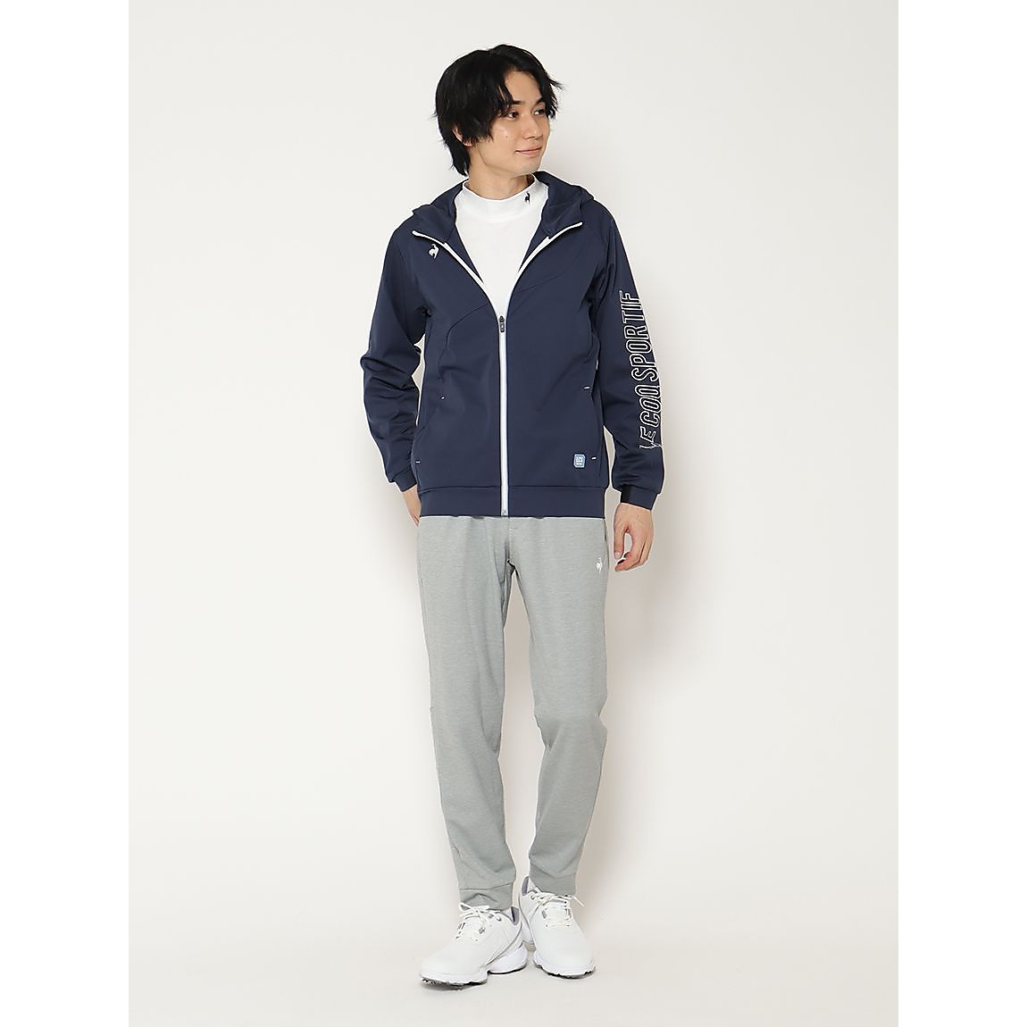 【ストレッチフォーサー】フード付きカットソー