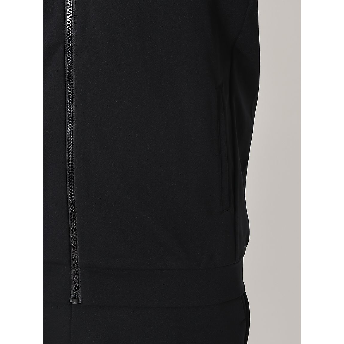 S.F.TECH ロゴ総柄 バックロゴ フルジップフーディー