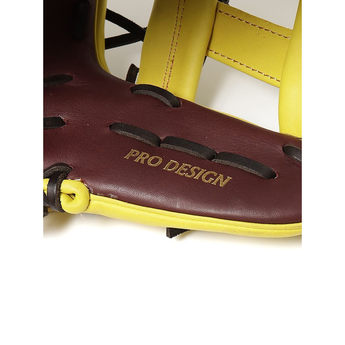 軟式 HOH MLB COLOR SYNC(エイチオーエイチエムエルビーカラーシンク)N54G-チョコ/イエロー