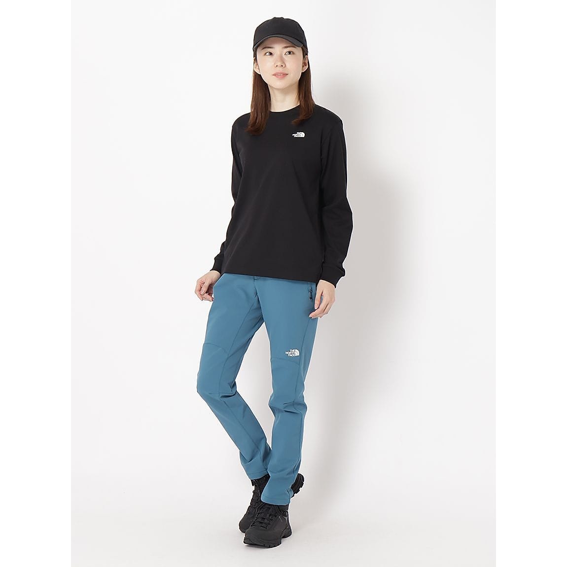 L/S Back Square Logo Tee (ロングスリーブバックスクエアロゴティー)