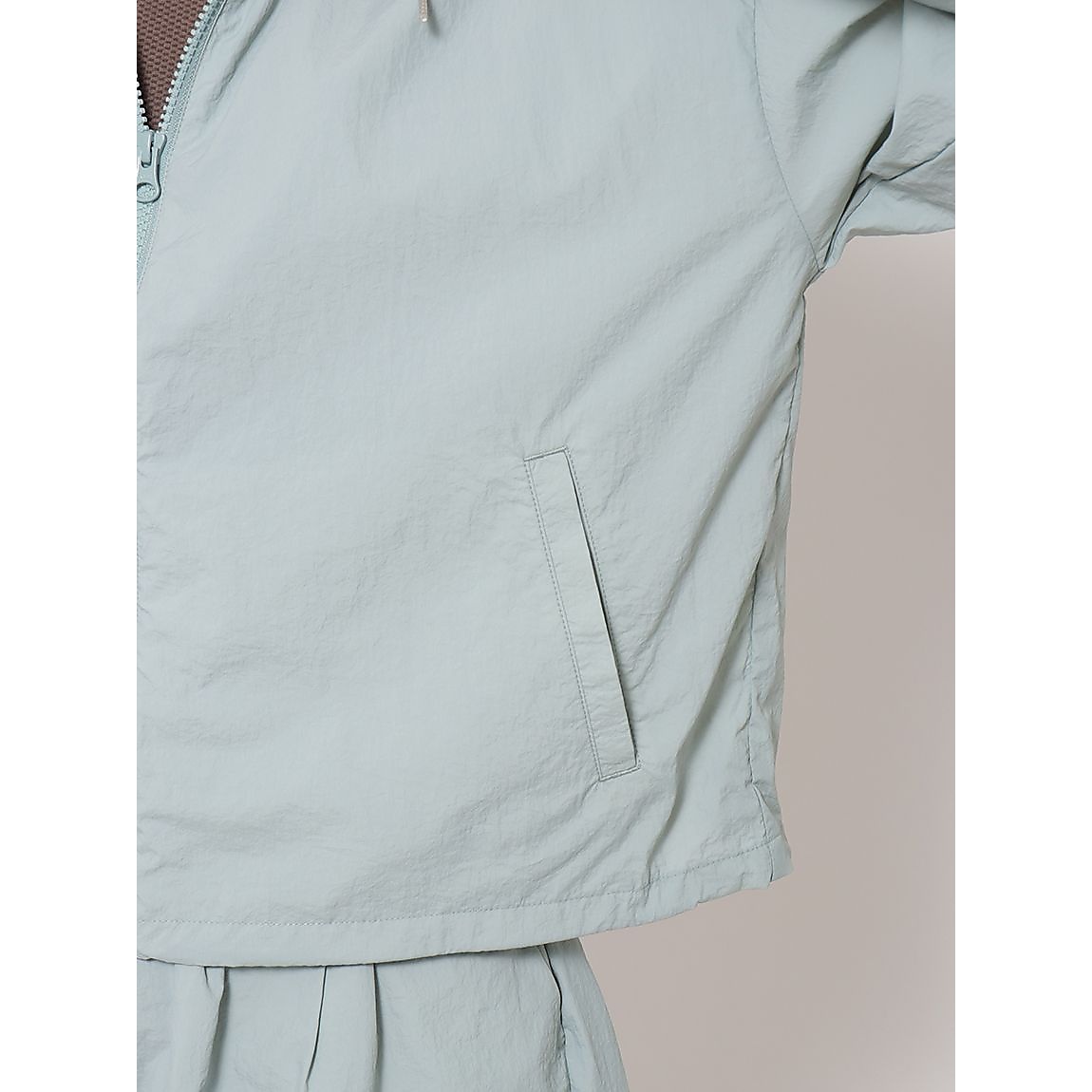 ナイロンワッシャー フーディジャケット LADIES