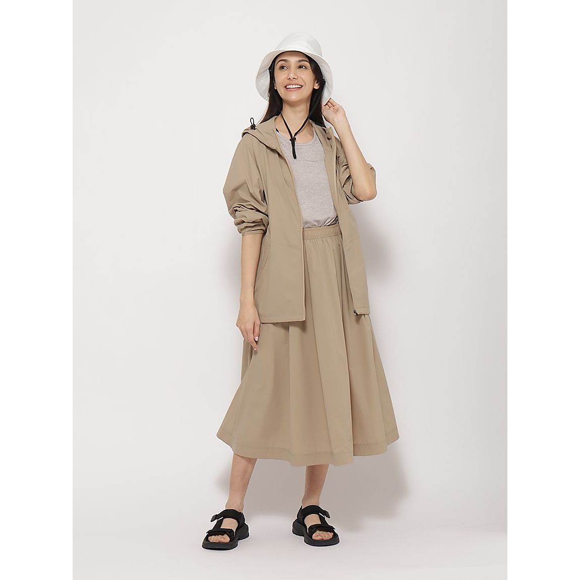 マイクロリップ フーディジャケット UNISEX