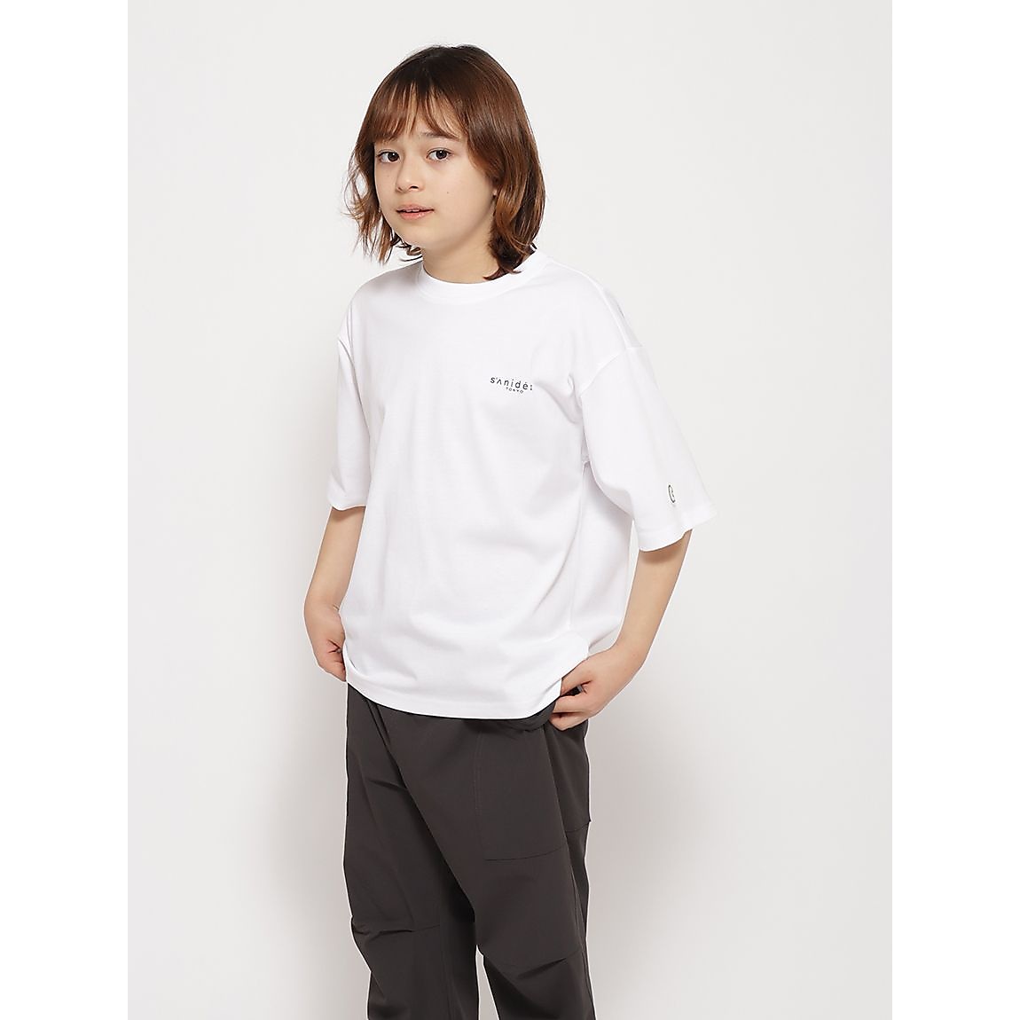 「Berry Bear」シリーズ チェッカープリントTシャツJUNIOR