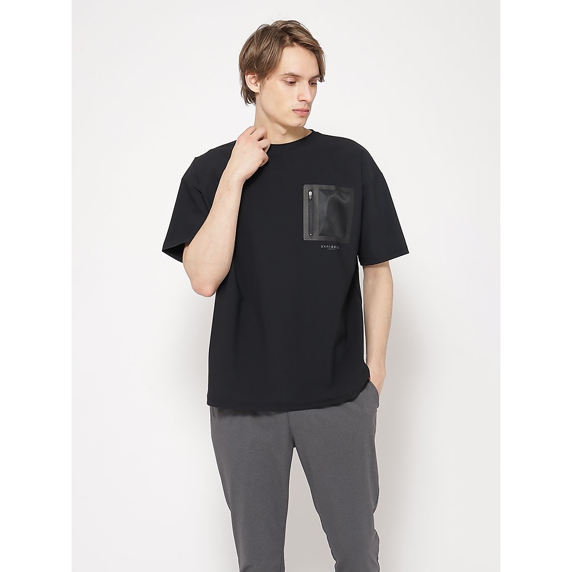 ナイロンPUトリコット ポケットTシャツ UNISEX