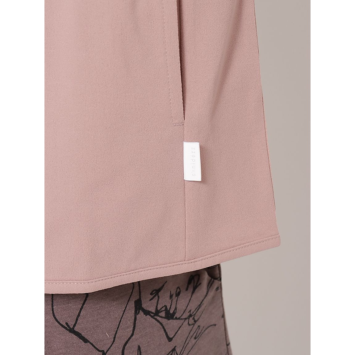 コットンタッチ天竺 ジップフーディ LADIES