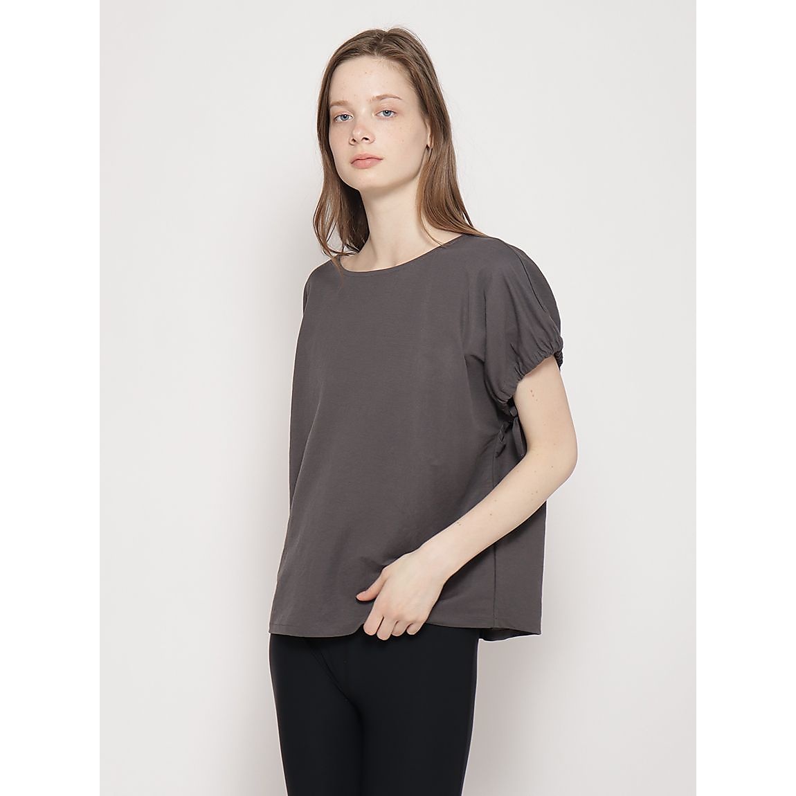 リネンライクジャージ フレンチスリーブTシャツ LADIES