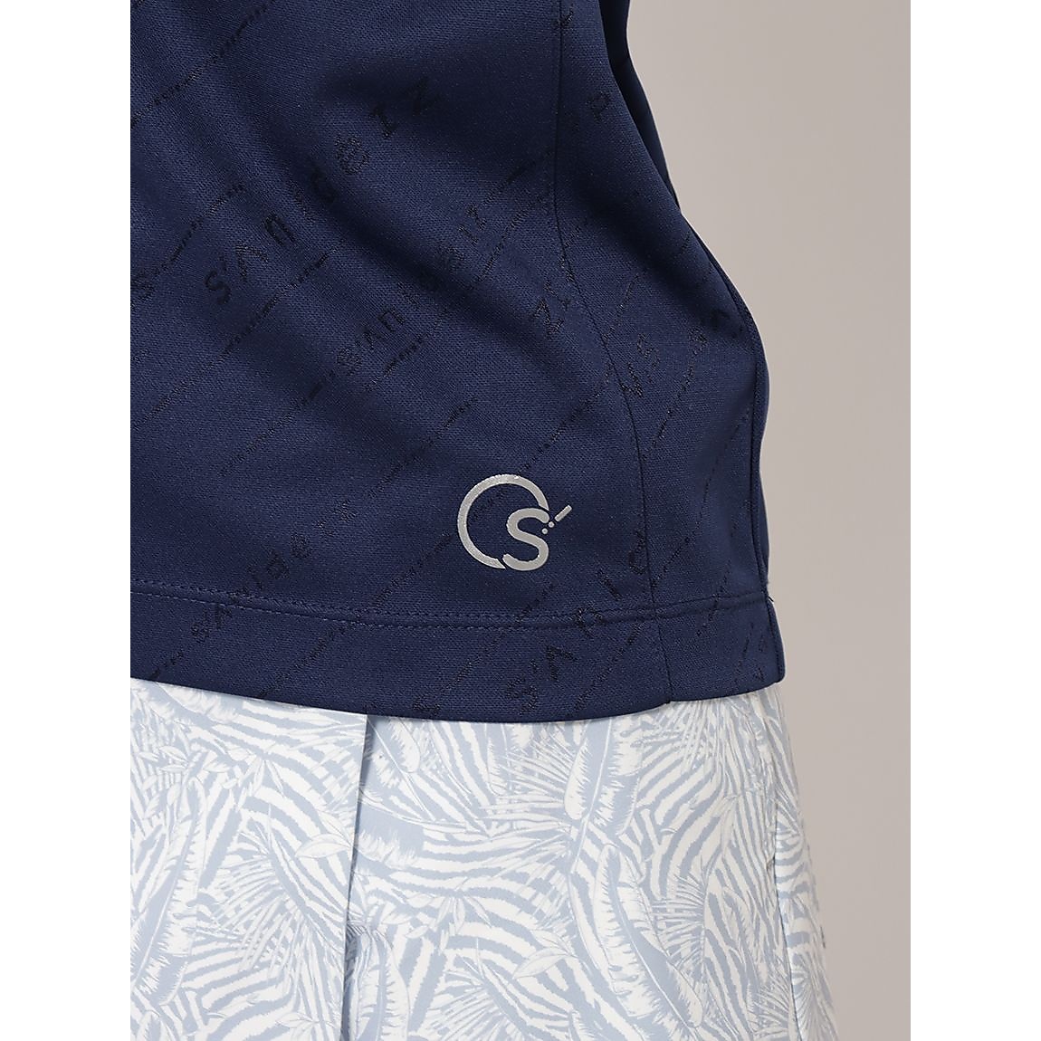 ポリエステルスムース for GOLF ロゴ JQフリルTシャツ LADIES