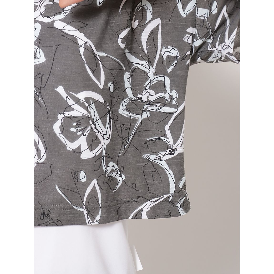 スラブ天竺×フルダルスムース プリントTシャツ&タンクLADIES