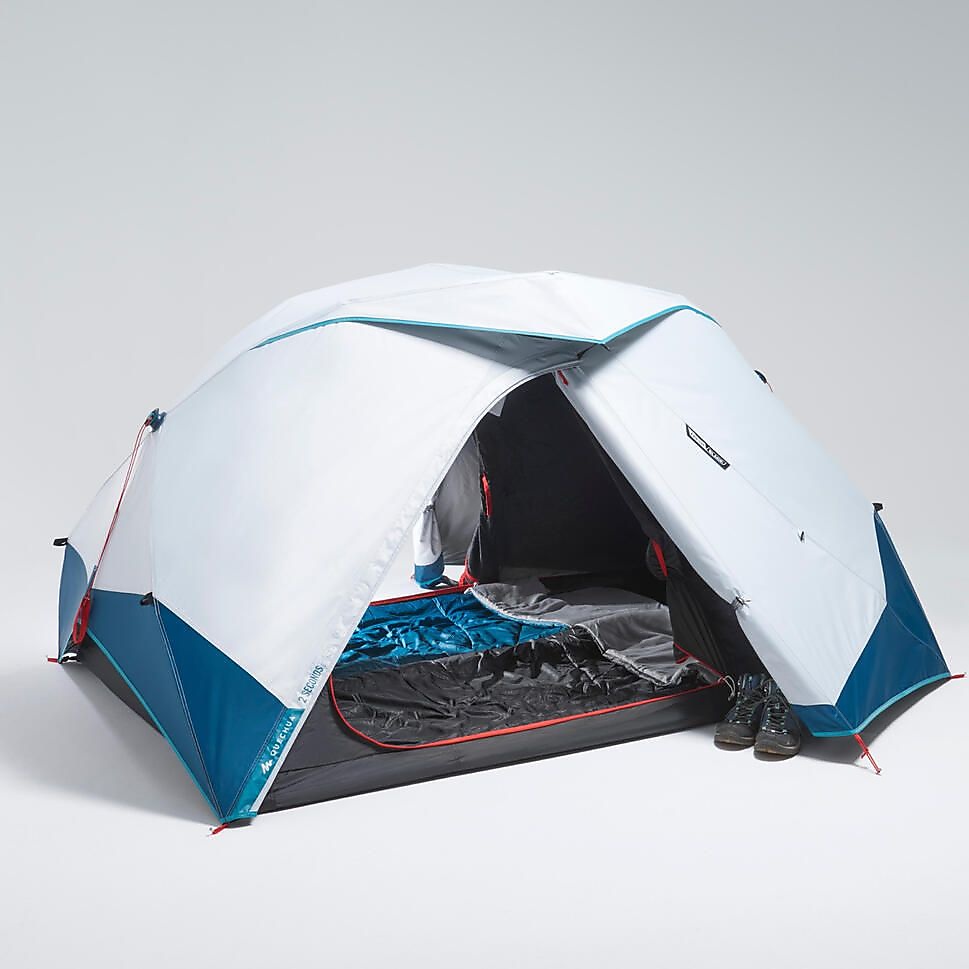 ワンタッチテント 2 SECONDS EASY FRESH&BLACK 2人用