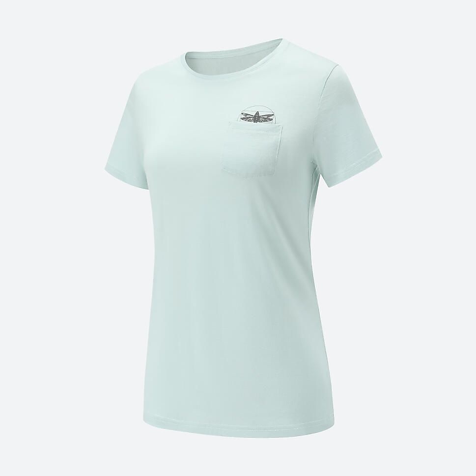 WOMENSトレッキング ウールTシャツP