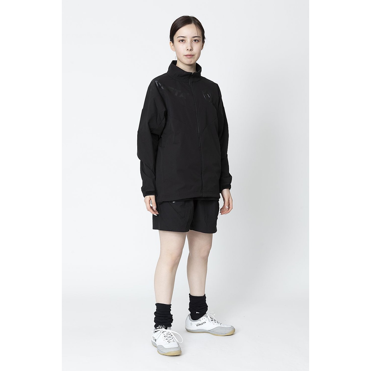 FCA カラーブロックTRショーツBLK