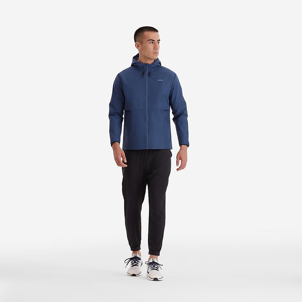 KIPRUNメンズ防水ジャケットRUN100 BLU