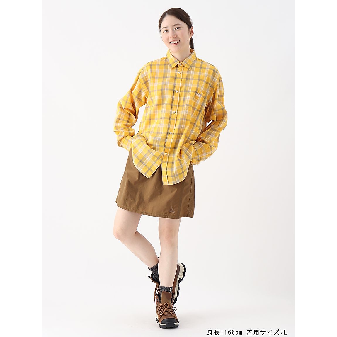 L/S FD CHECK SHIRT (ロングスリーブフラッシュドライチェックシャツ)