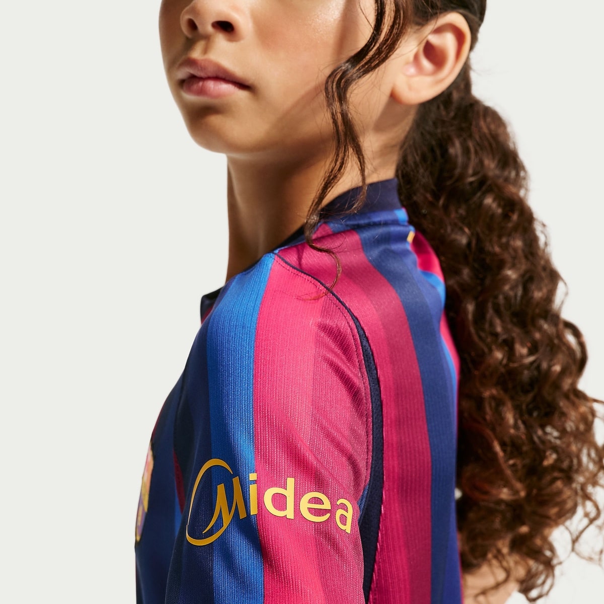 ナイキ YTH FCB DF JSY SS STAD HM S/S トップ