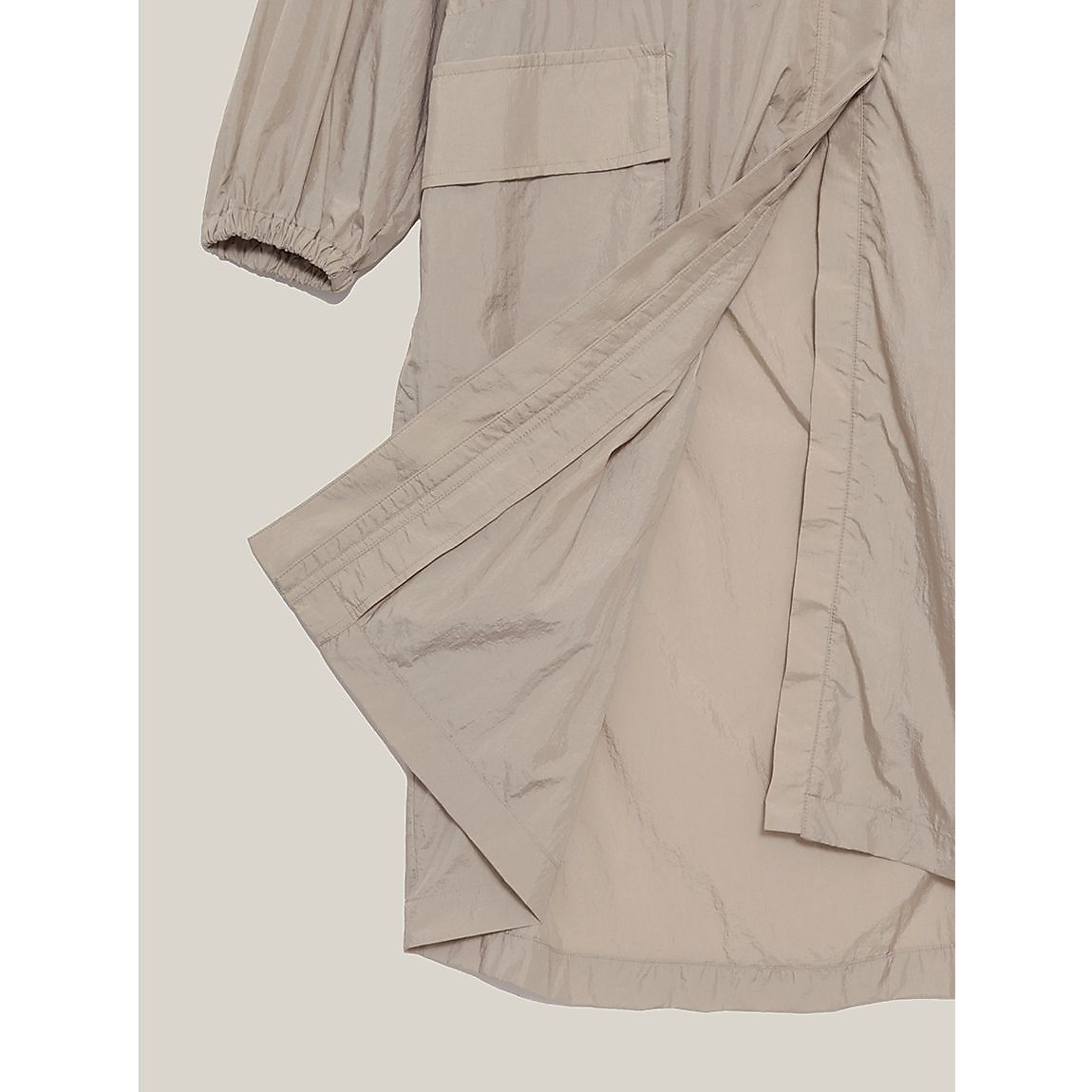 ストーンナイロン ロングコート