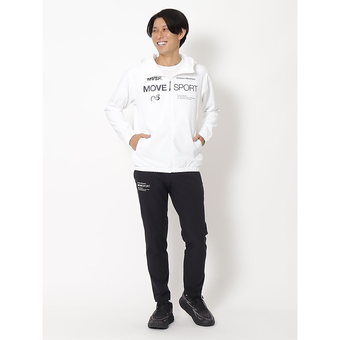 AIRY TRANSFER スパンライク オーセンティックロゴ フルジップフーディー