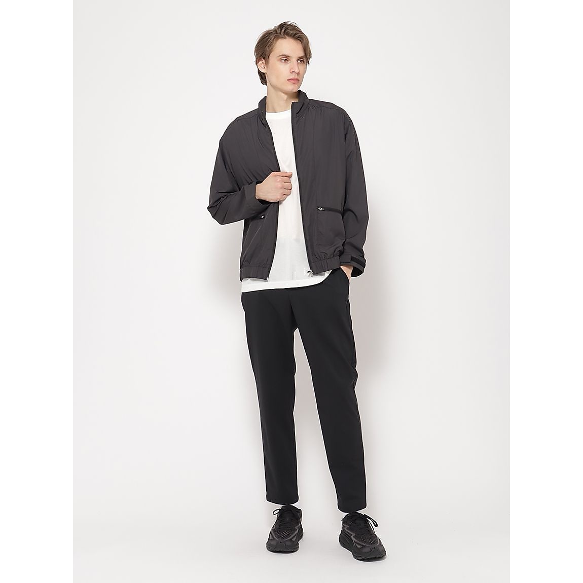 ポリエステルリップ for GOLF スタンドブルゾン UNISEX