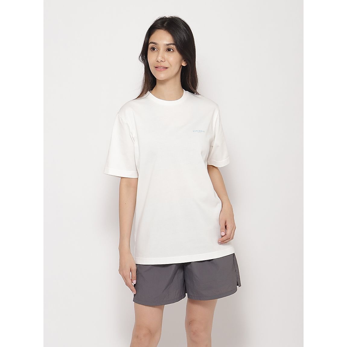 コットンポリエステル ベーシックプリントTシャツUNISEX