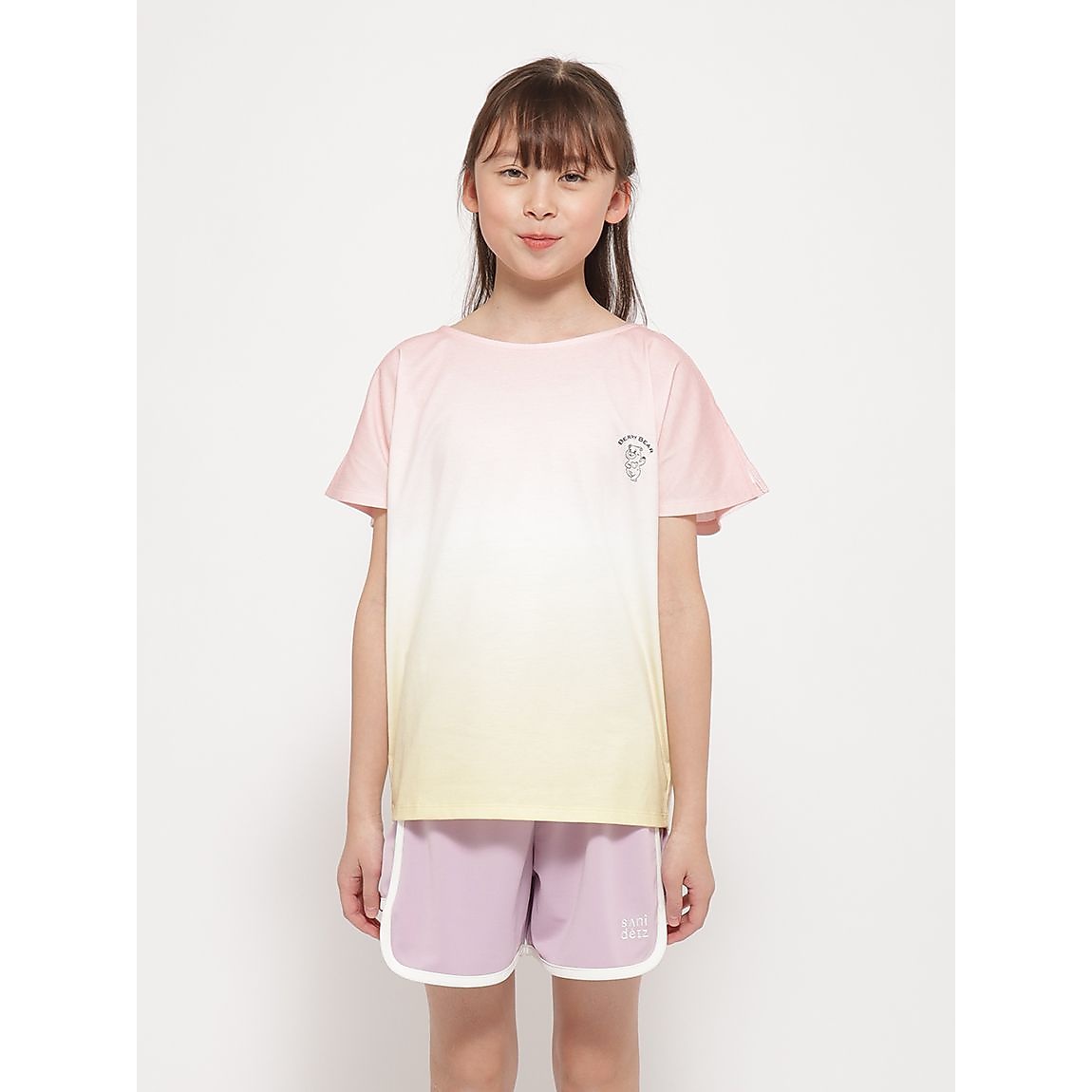 「Berry Bear」シリーズ グラデーションTシャツ GIRLS