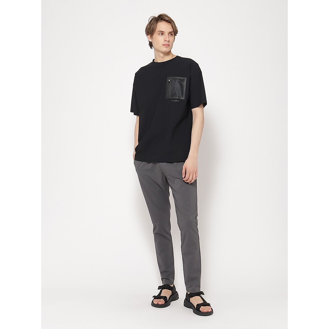 ナイロンPUトリコット ポケットTシャツ UNISEX