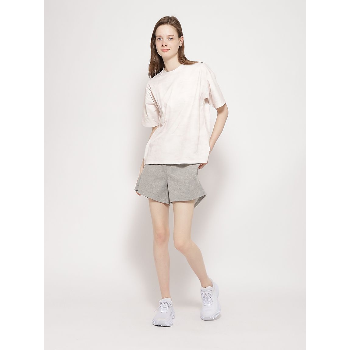 コットンタッチ天竺 オーバークロップトTシャツLADIES