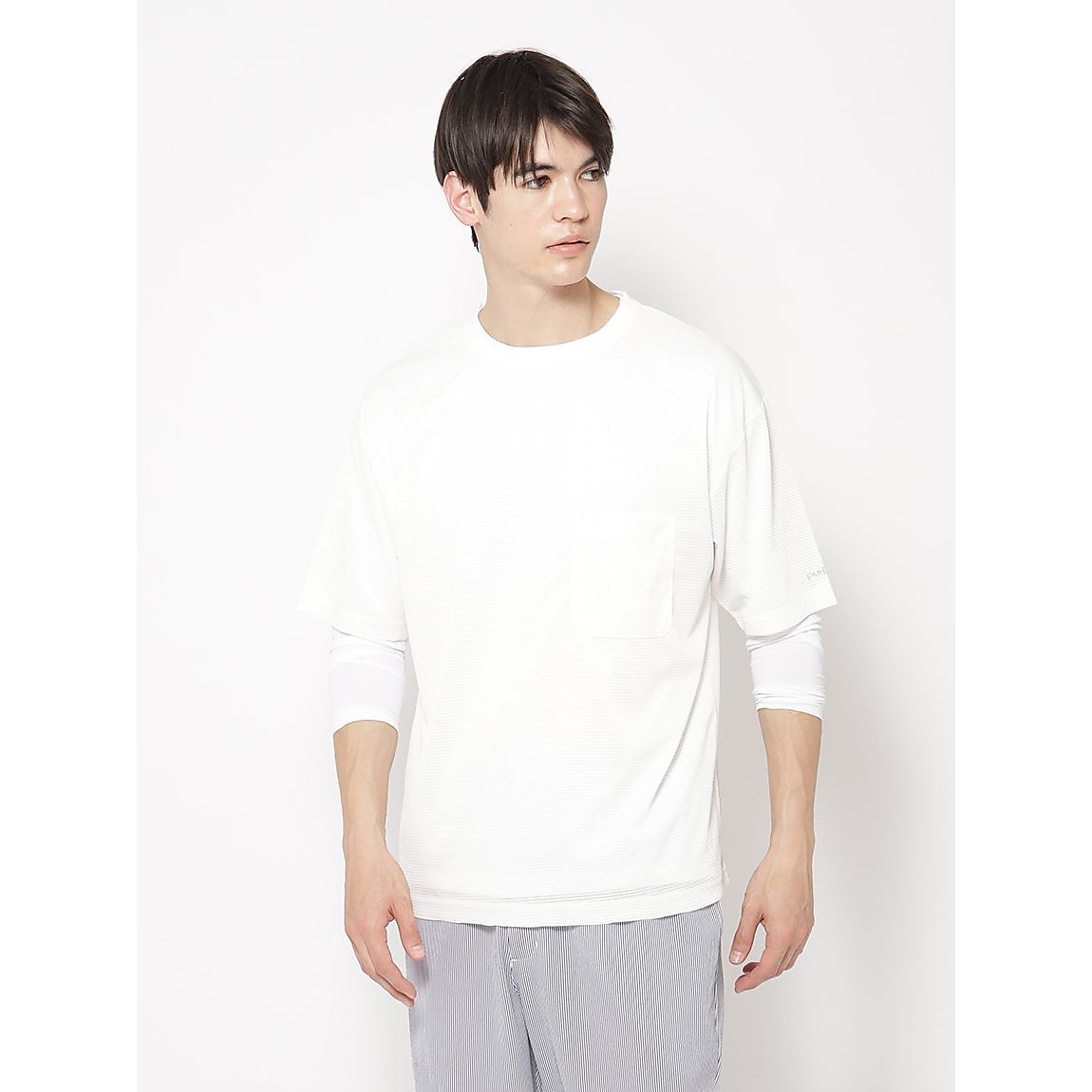軽量ワッフルジャージ オーバーサイズTシャツ MENS