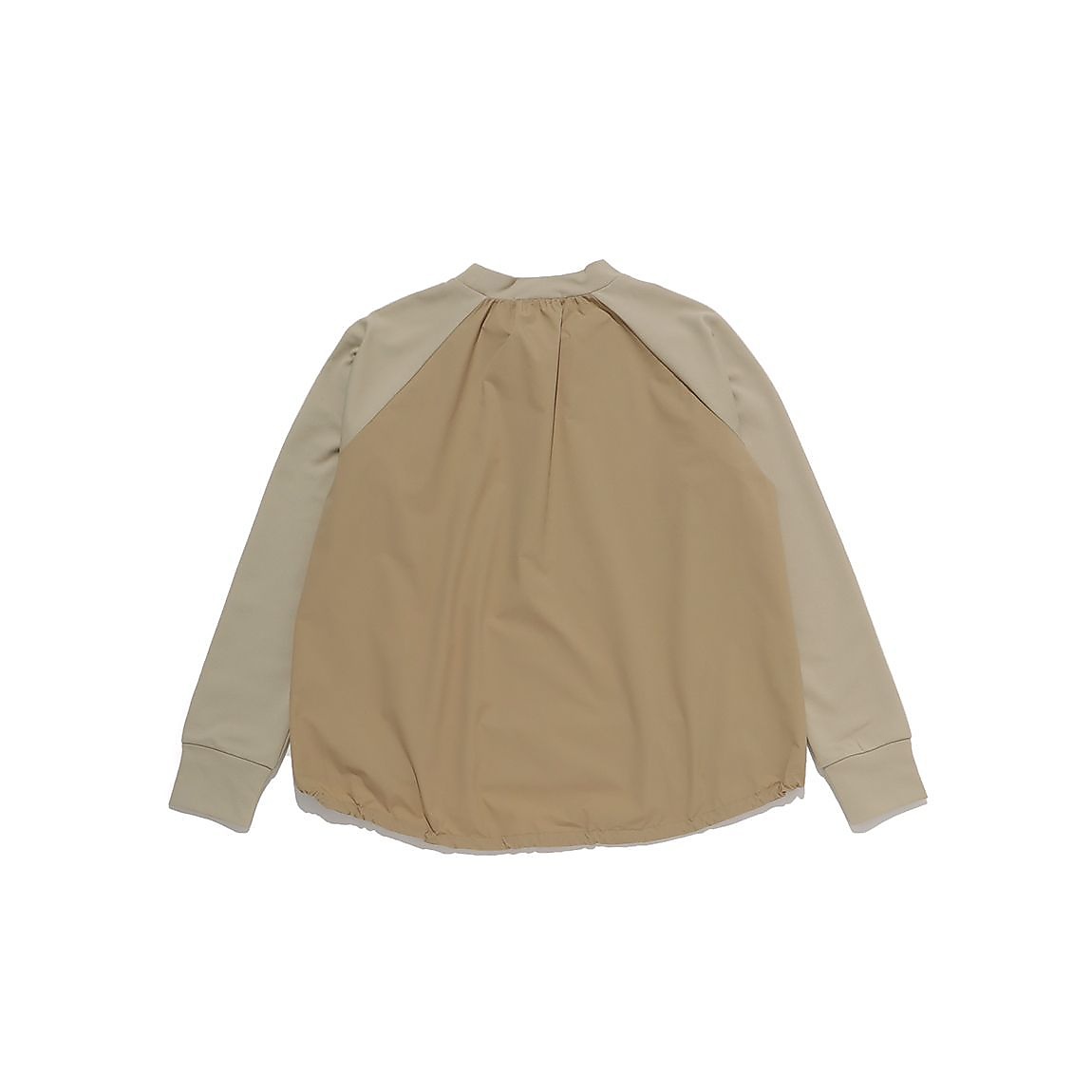 L－カノコウラパイルカケルタフタプルオーバー