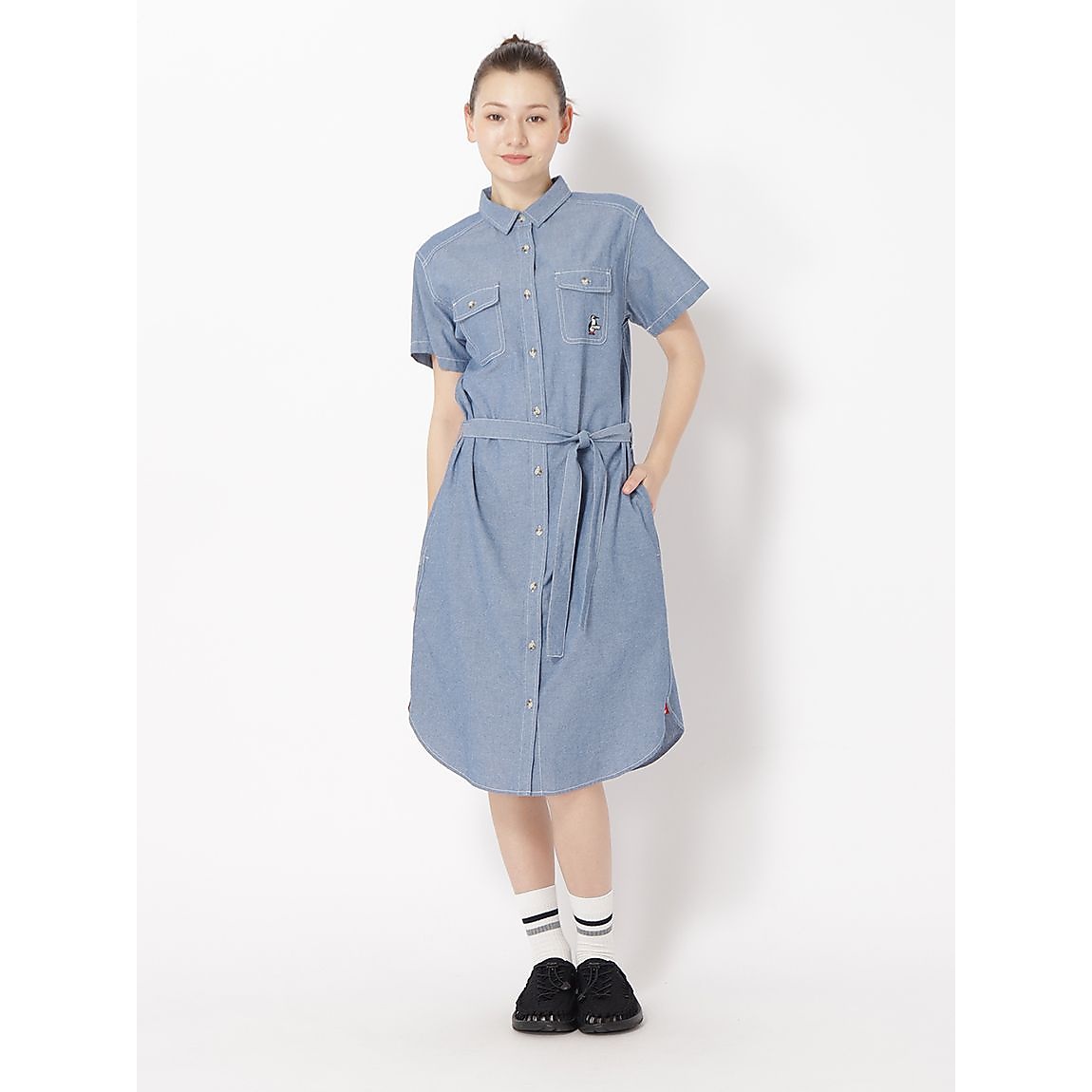 Beaver Yarn-Dyed Chambray S/S Dress