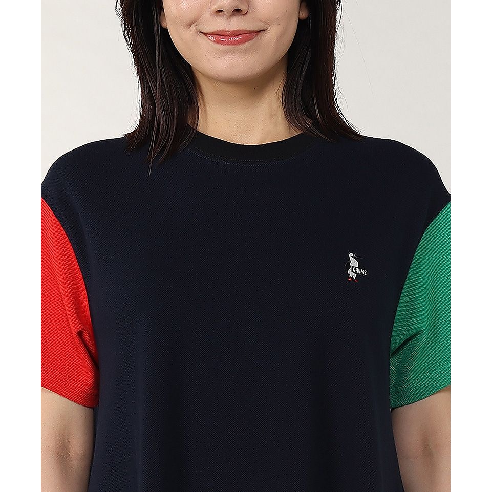 Booby Pique Crew Long Dress