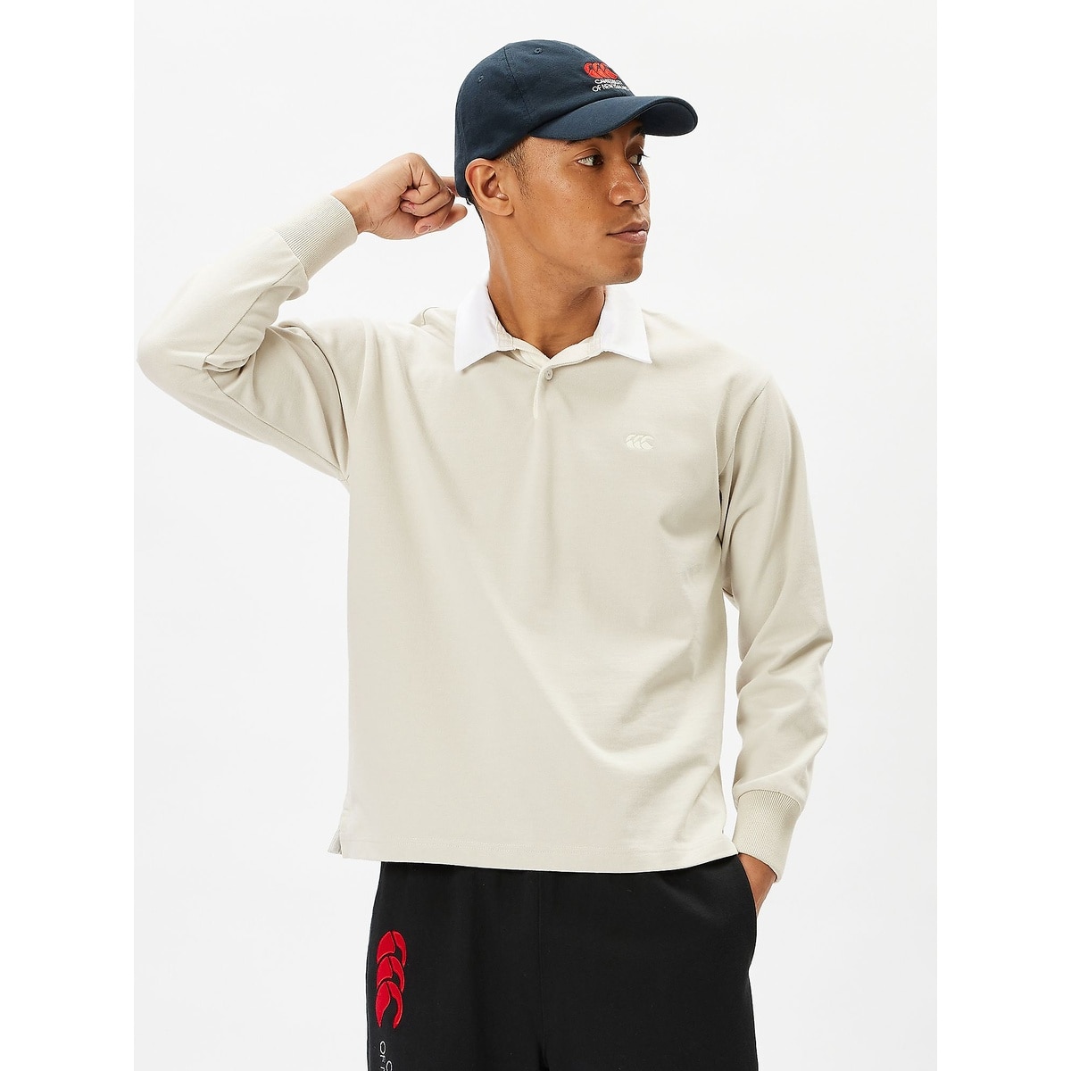 SOLID COLOR RUGBY JERSEY(ソリッドカラーラグビージャージ)