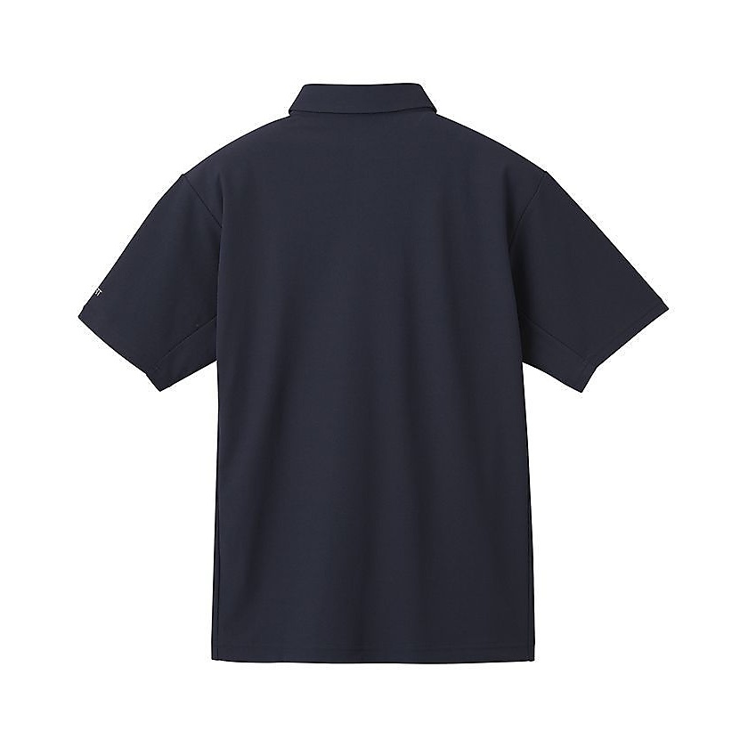 SUNSCREEN ミニ鹿の子 ポロシャツ