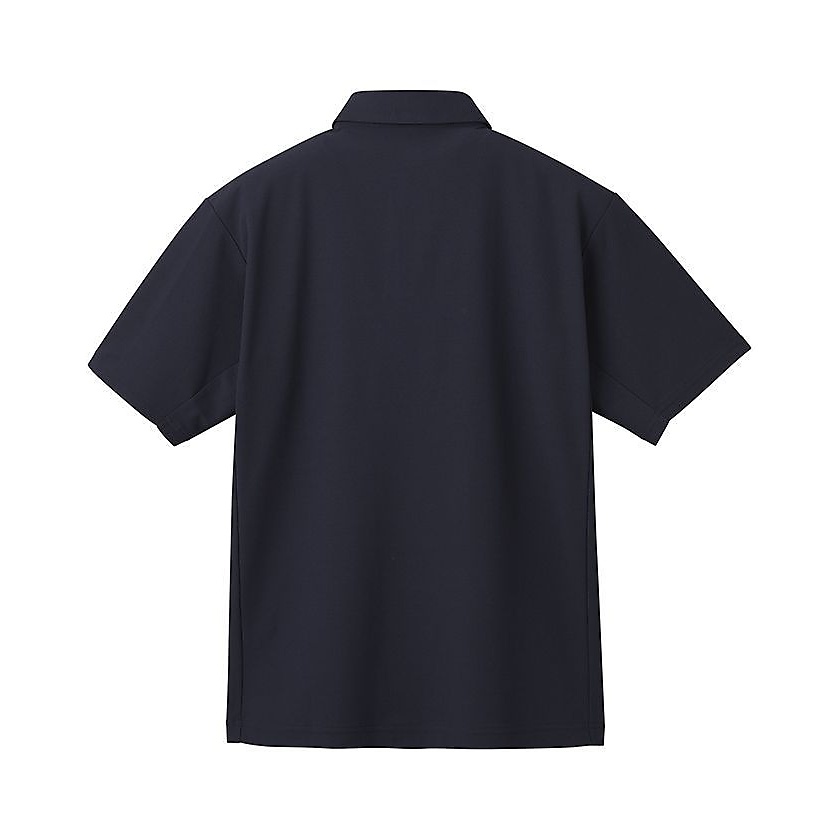 SUNSCREEN ミニ鹿の子 ポロシャツ