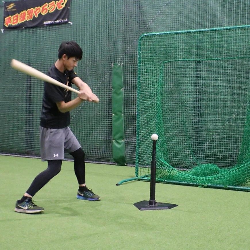 ゴム製バッティングティースタンド