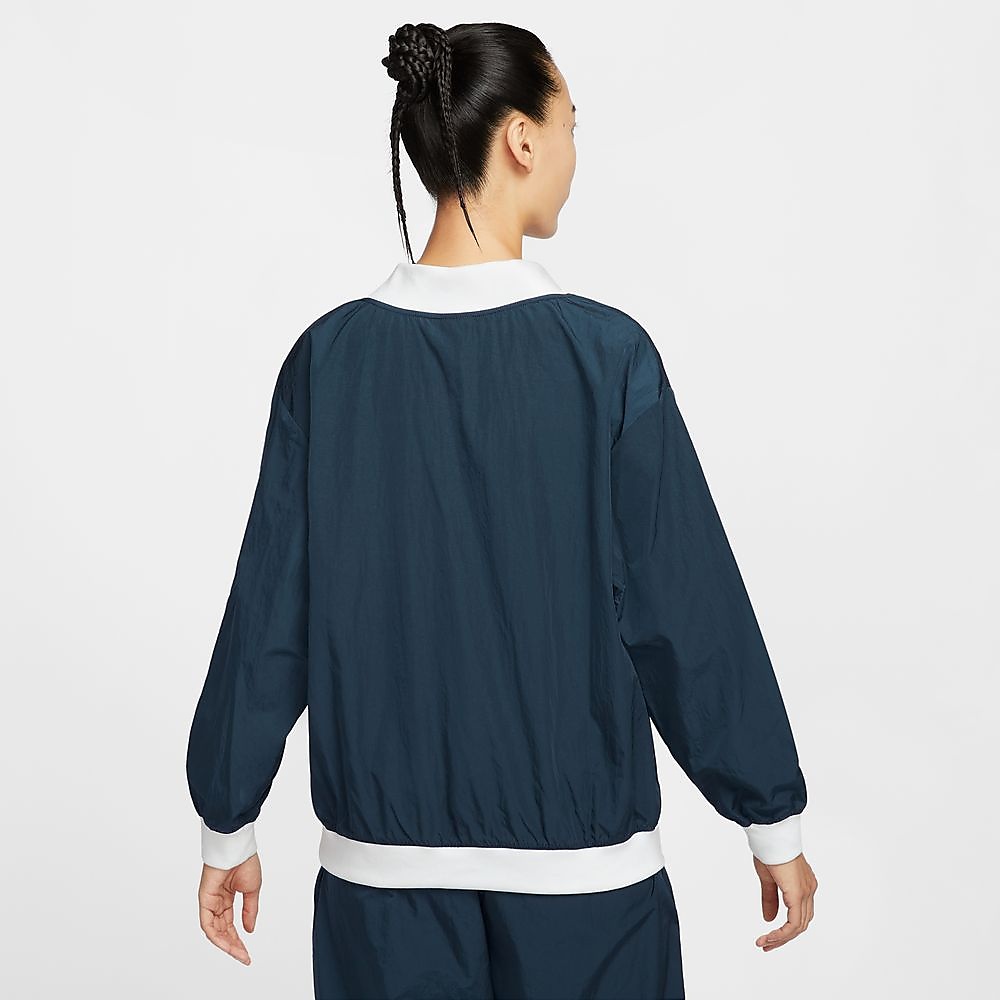 ナイキ ウィメンズ NSW エッセンシャル ウーブン UV Vネック L/S トップ