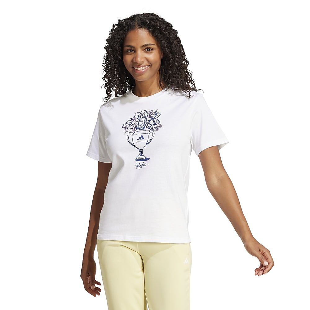 W TROPHY FLWR グラフィック Tシャツ