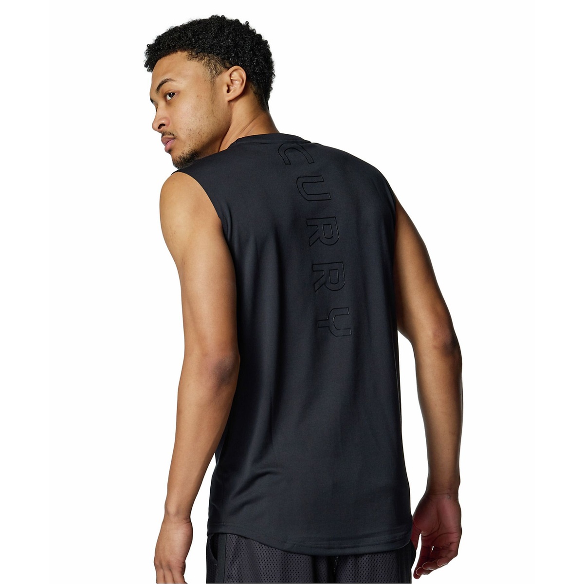 CURRY Tech Logo Sleeveless T-Shirt