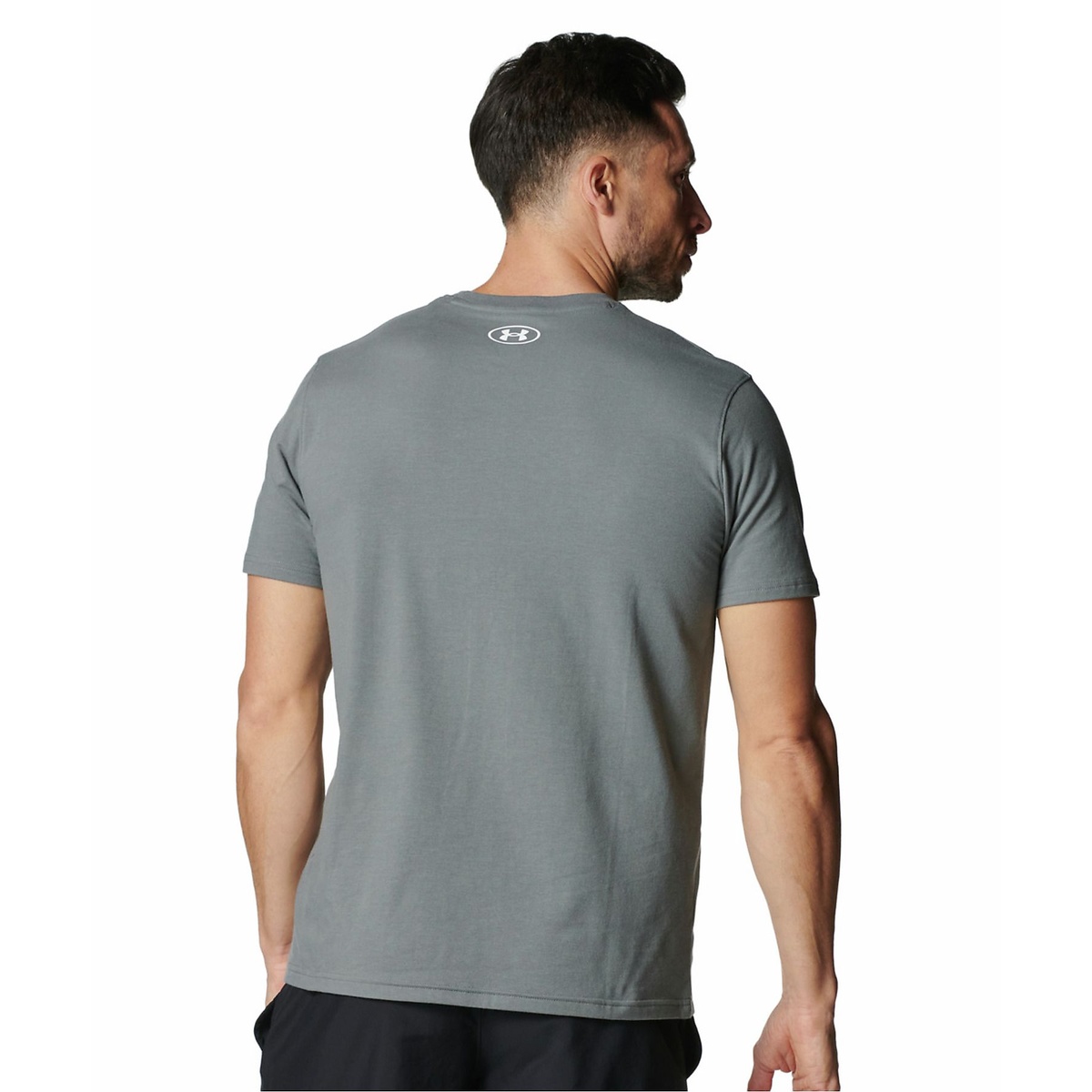 UA PERFORMANCE COTTON GRAPHIC SS