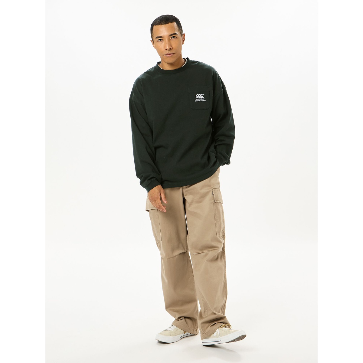 24F L/S HEAVY CREW POCKET TEE(L/Sヘビークルーポケットティー)