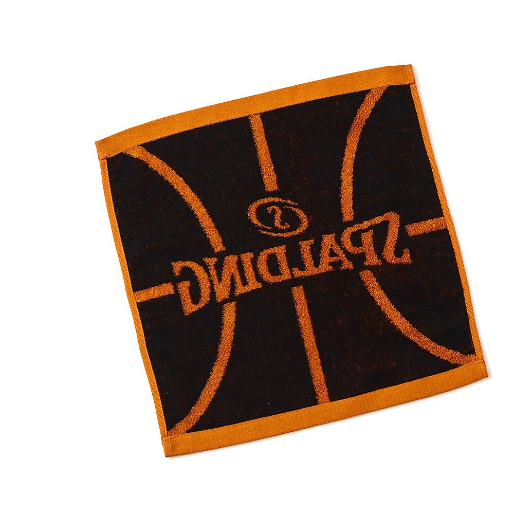 ジャカード スクエア タオル ボールモチーフ オレンジ