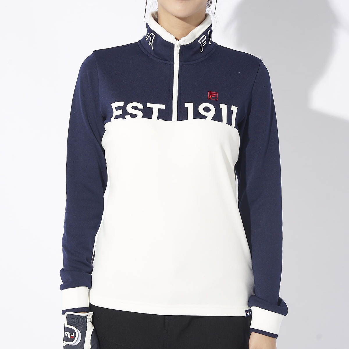 FILA GOLF 長袖ハーフジップシャツ