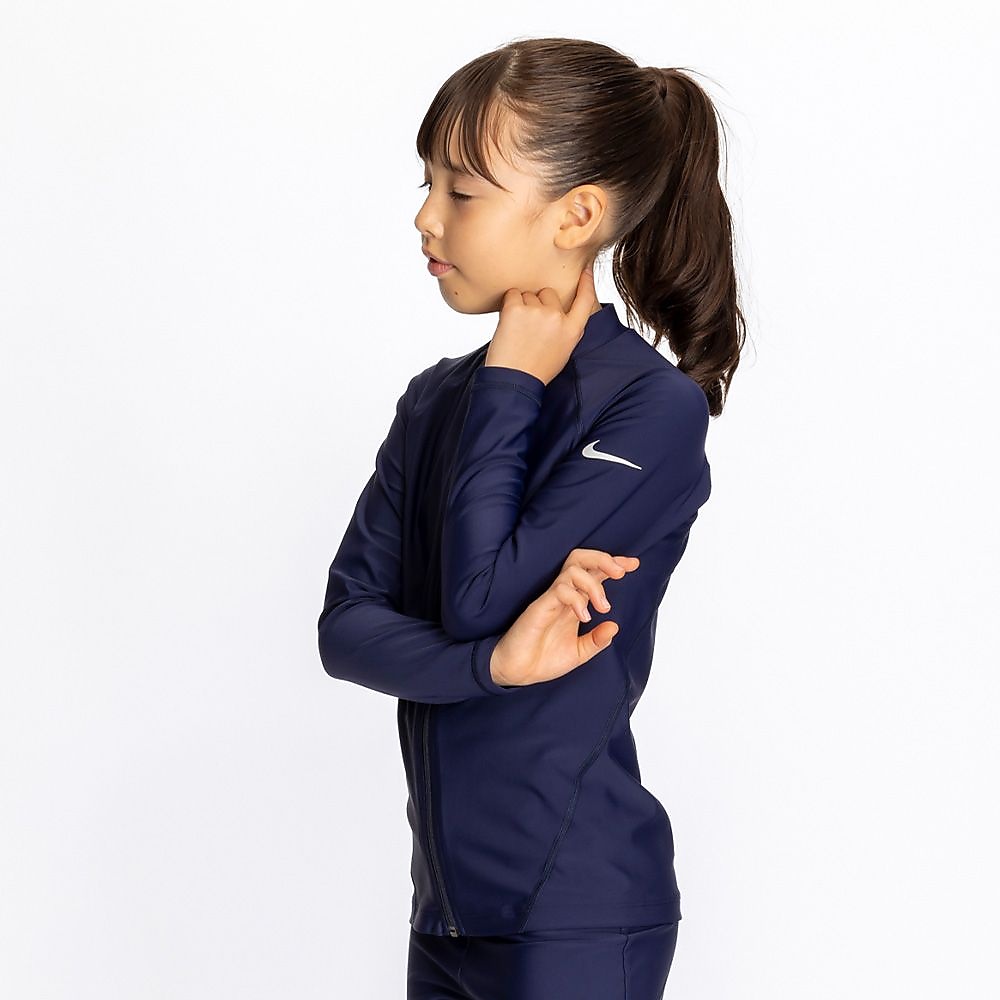 ナイキ SS25 ユニセックスジップ付き長袖ラッシュガード