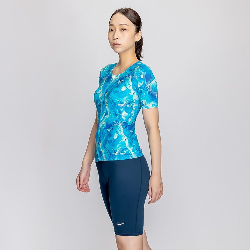 ナイキ SP25 総柄ジップ付き半袖セパレーツ