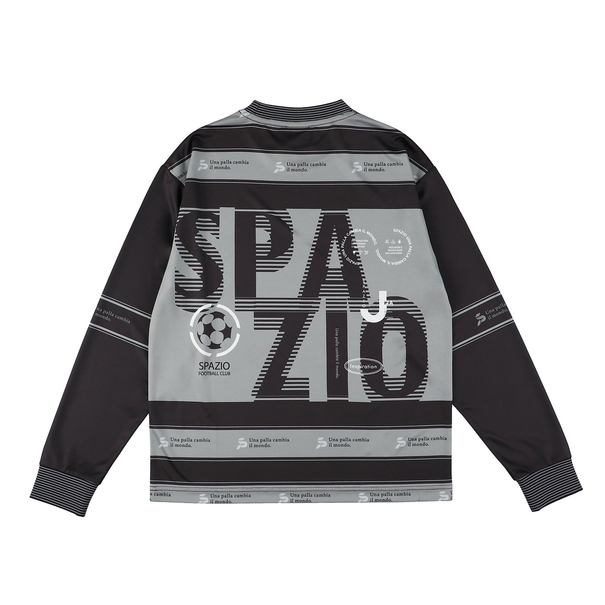 Jr.オーバーサイズ長袖ボーダープラシャツ(JR OVER SIZE LONG SLEEVE BORDER PRACTICE SHIRT)