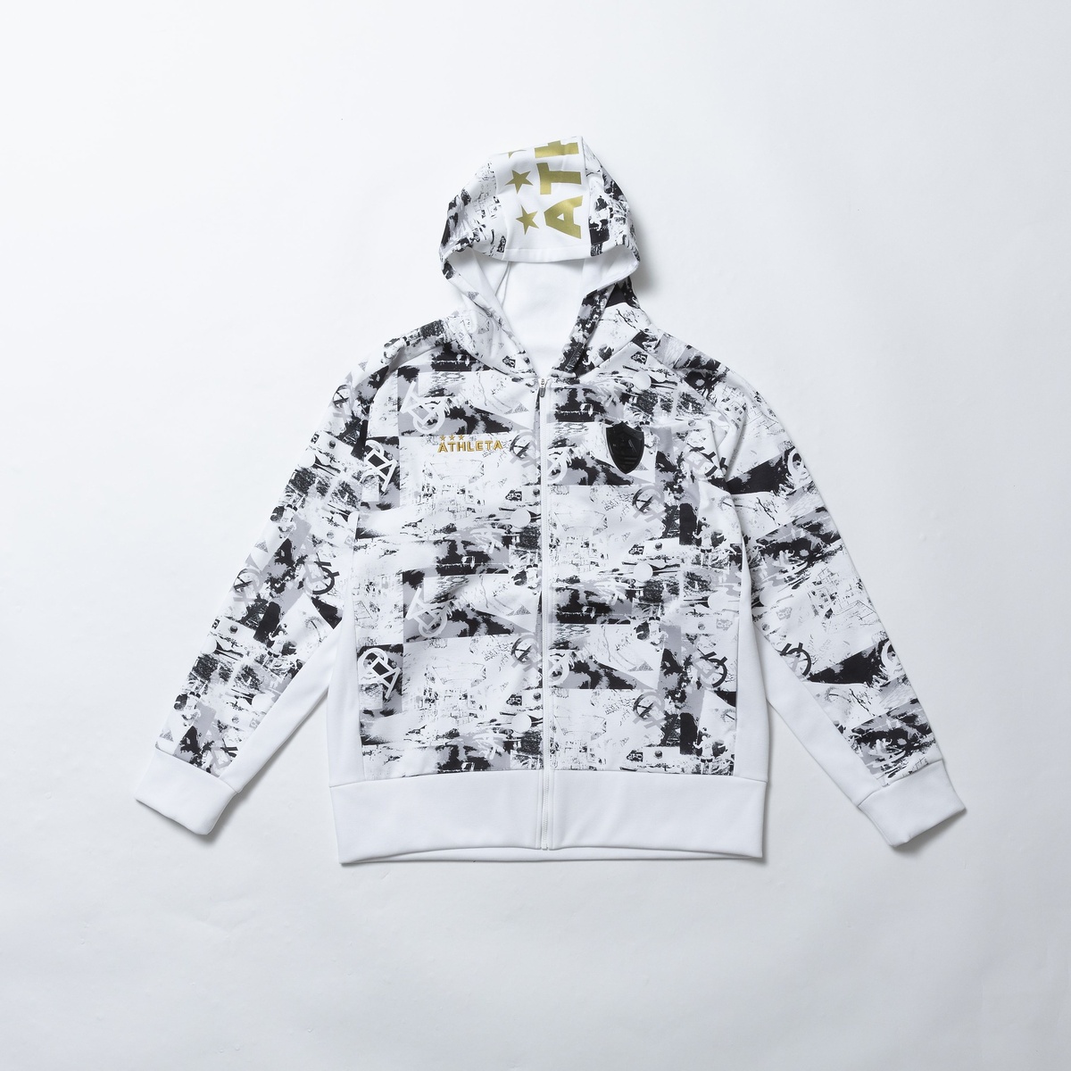 防風スウェットZIPパーカー