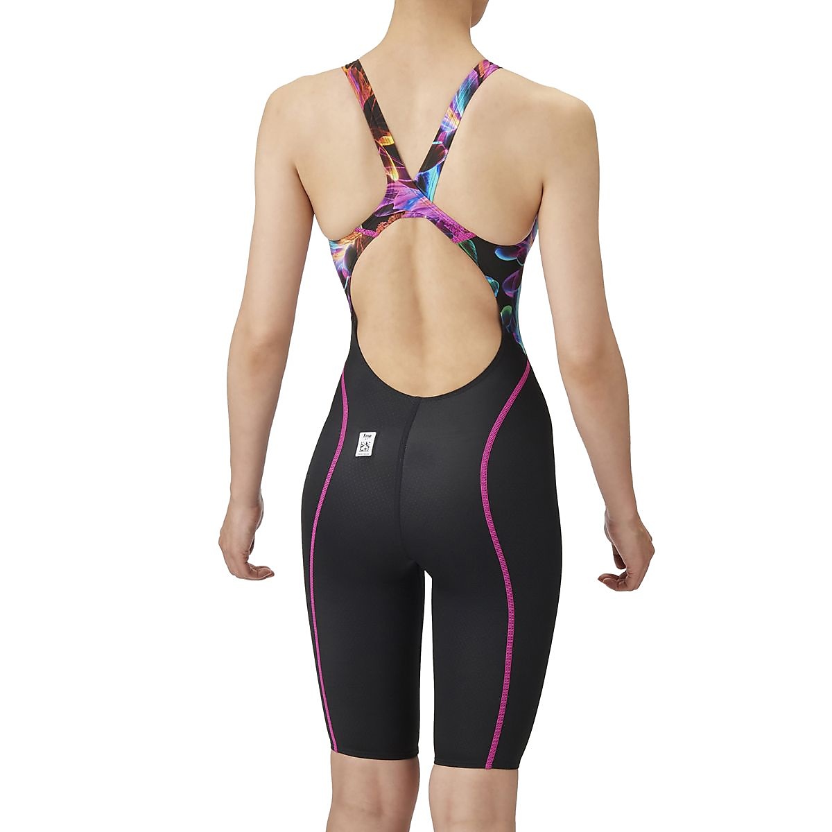 レーシングワンピーススパッツ(オープンバック・ハーフレッグ)