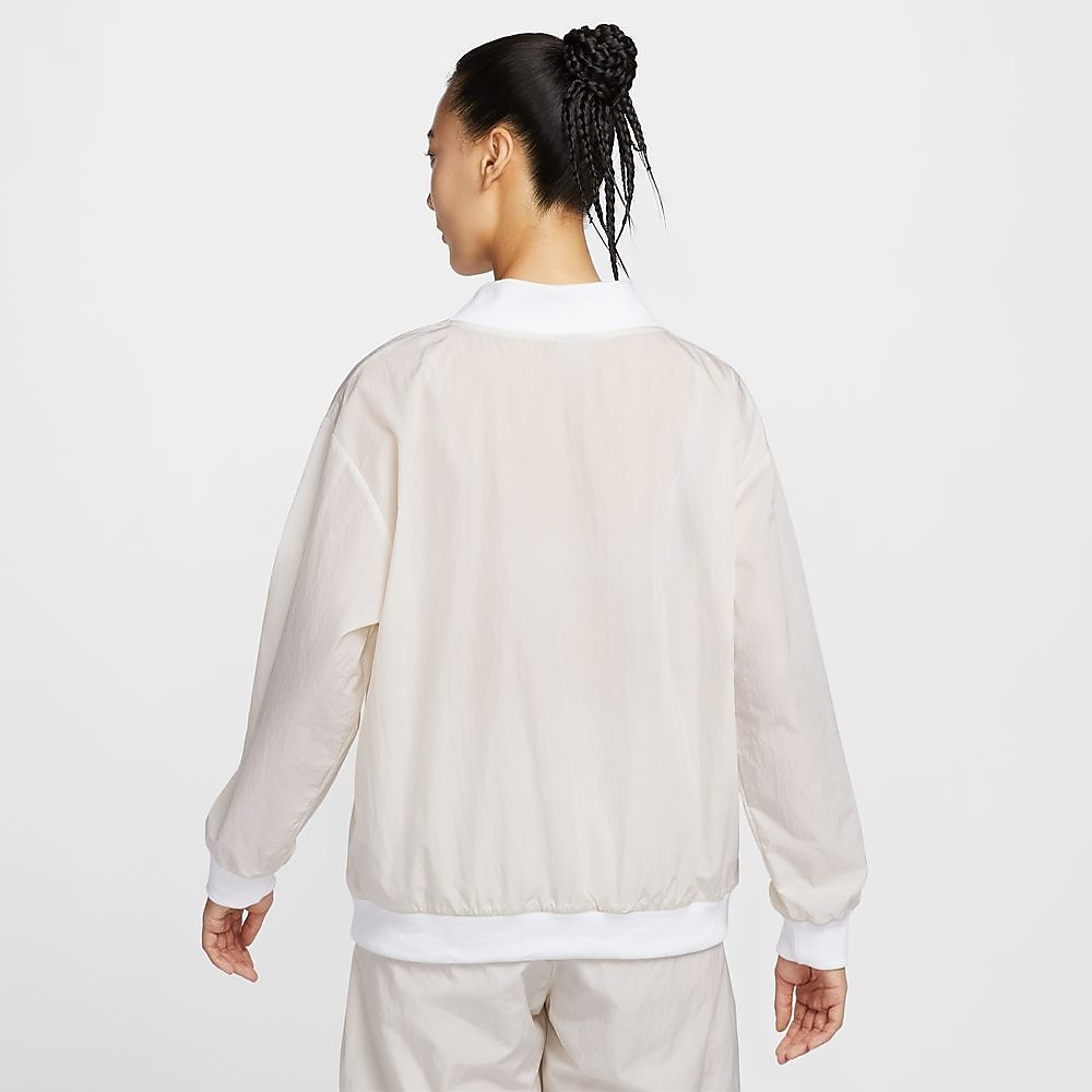 ナイキ ウィメンズ NSW エッセンシャル ウーブン UV Vネック L/S トップ