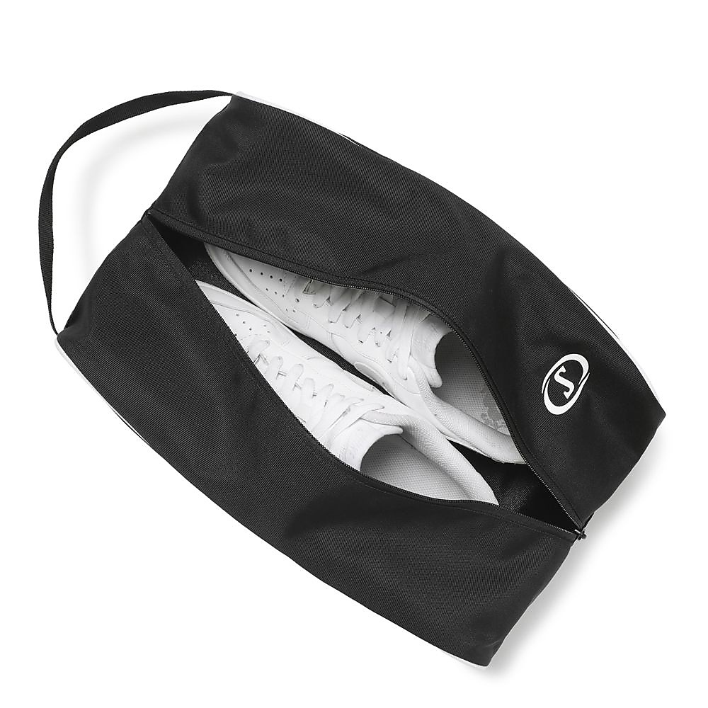 シューズケース ブラック×ホワイト