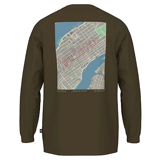 Athletics ランナーズマップロゴロングスリーブTシャツ